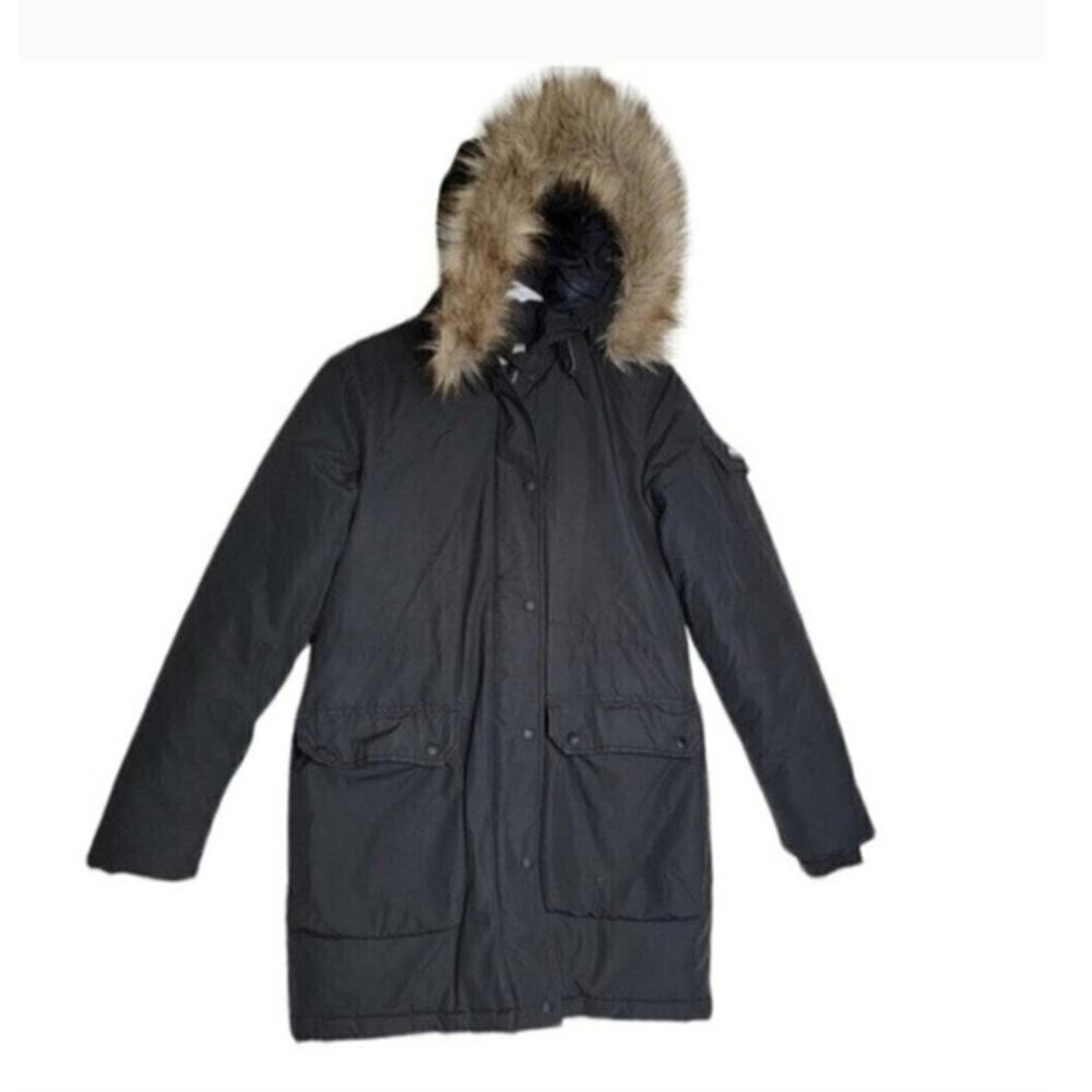 PENFIELD Women's Insulated Parka Black Coat Jacket Cold Weather Size XS
